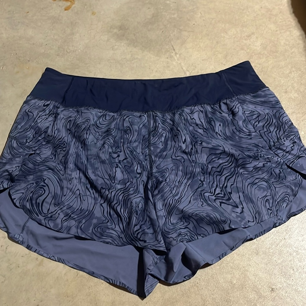 Athleta shorts with brief liner